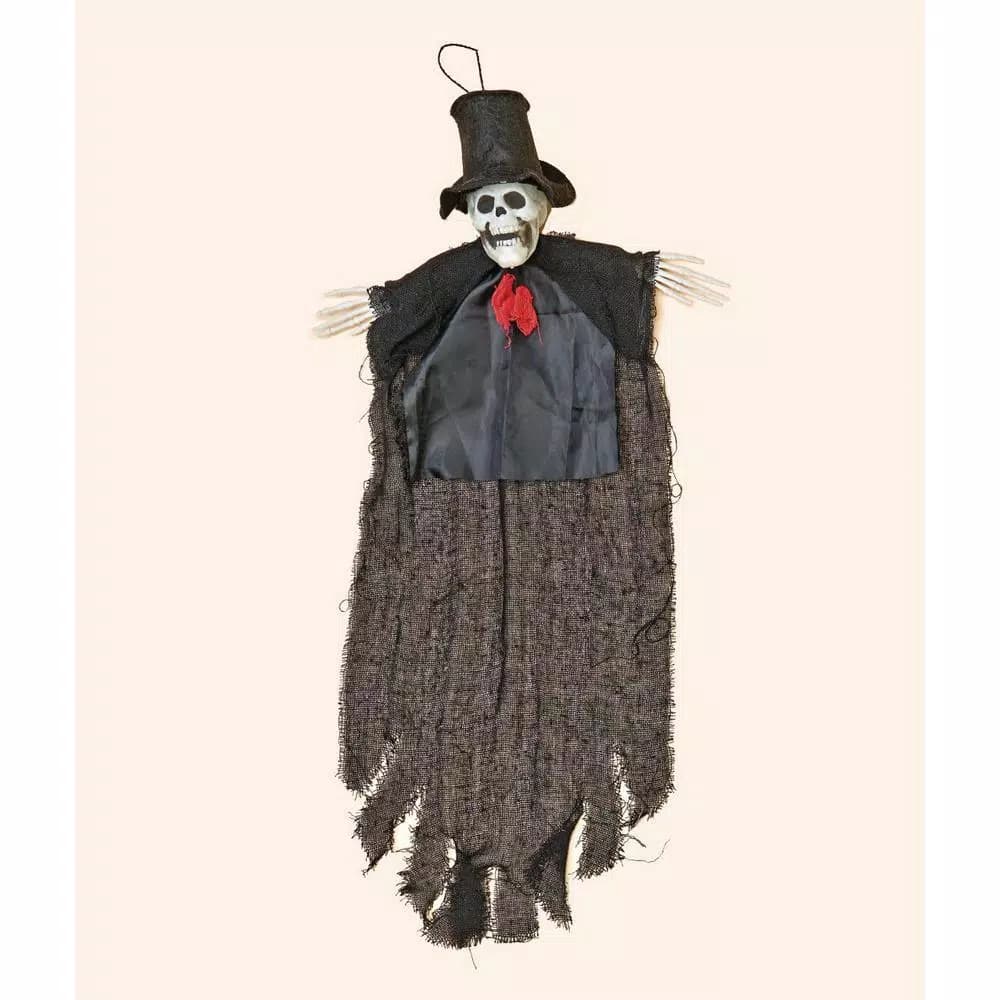 Worth Imports 24 in. Halloween Glowing LED Hanging Tuxedo Skeleton Decor - Set of 3