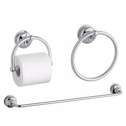 KOHLER Fairfax 3-Piece Bath Hardware Kit in Polished Chrome thumbnail 1