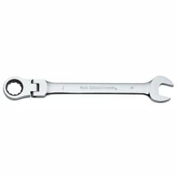 GEARWRENCH 18 mm Flex Head Combination Ratcheting Wrench, 12-Point Metric Steel thumbnail 1