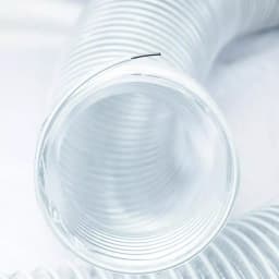 Powertec 2.5 in. x 10 ft. Flexible PVC Dust Collection Hose, Clear thumbnail 5