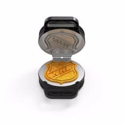 Pangea Brands NHL Hockey Puck Waffle Maker, Black Electric Grille thumbnail 3