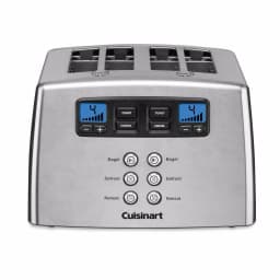 Cuisinart 4-Slice Stainless Steel Wide Slot Leverless Toaster with Motorized Lift thumbnail 1