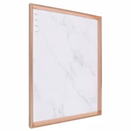 Kate and Laurel Calter Rose Gold Marble Magnetic Memo Board - Large Wall Organizer for Home or Office thumbnail 1