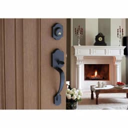 Copper Creek Heritage Tuscan Bronze Door Handleset with Waverlie Lever Trim thumbnail 5