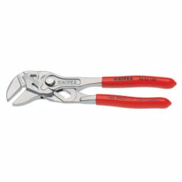Knipex 6 in. Forged Steel Pliers Wrench with Nickel Plating thumbnail 1