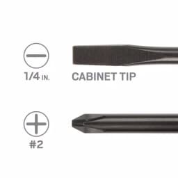 TEKTON 2-Piece Stubby Screwdriver Set, Slotted and Phillips thumbnail 2