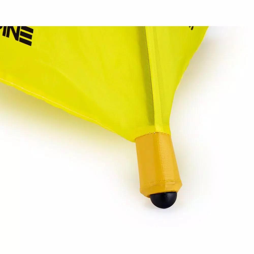 Alpine Industries 20 in. Yellow Multi-Lingual Pop-Up Wet Floor Sign