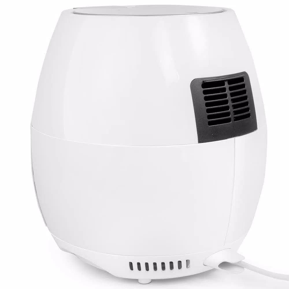 Ensue 3.7 Qt. White Digital Air Fryer with 8 Smart Programs and Rapid Air Technology