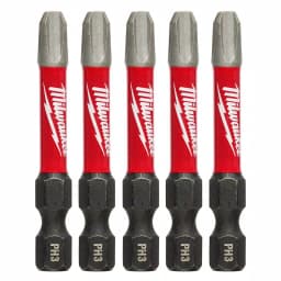 Milwaukee SHOCKWAVE Phillips #3 2 in. Impact Duty Steel Screwdriver Bits, 5-Pack thumbnail 1