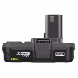 RYOBI 18V ONE+ 1.5 Ah Compact Lithium-Ion Battery 2-Pack with Charger Kit thumbnail 4