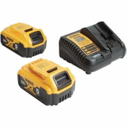 DEWALT 20V MAX XR 5.0Ah Lithium-Ion Battery & Charger Kit with Bag (2-Pack) thumbnail 9