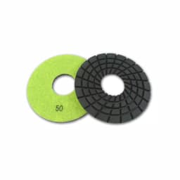 Unbranded JX Shine50 5 in. Rigid Diamond Polishing Pads for Granite and Concrete, 7-Piece Set thumbnail 1