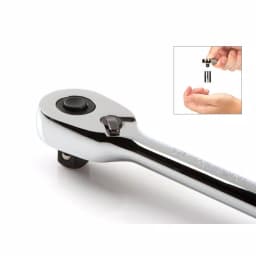 Tekton 1/4 in. Drive 3 in. 90-Tooth Quick-Release Stubby Ratchet thumbnail 4