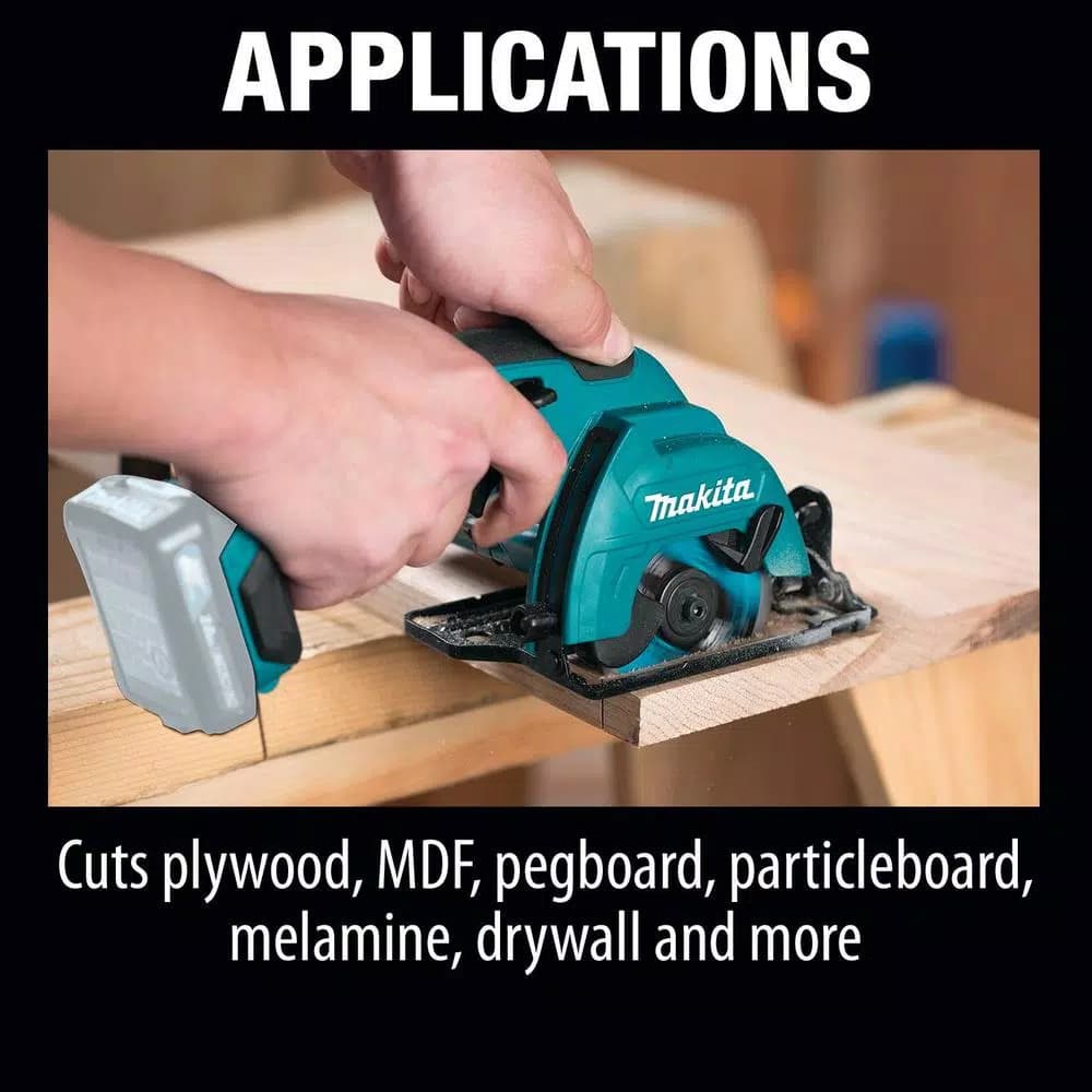 Makita 12V MAX CXT Lithium-Ion 3-3/8 in. Cordless Circular Saw (Tool-Only)
