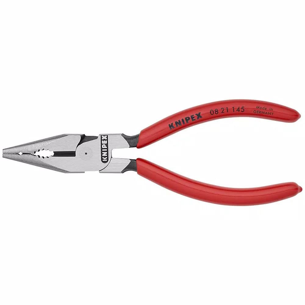 KNIPEX 5-3/4 in. Needle Nose Combination Pliers with High Leverage Joint