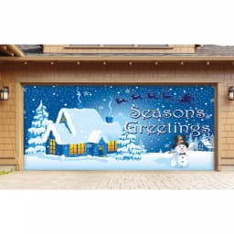My Door Decor Winter Wonderland Christmas Garage Door Decor Mural - 7 ft. x 16 ft. Double Car Garage Decor thumbnail 2