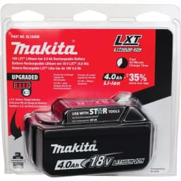 Makita 18V LXT Lithium-Ion 4.0 Ah Battery and Rapid Optimum Charger Starter Pack thumbnail 8