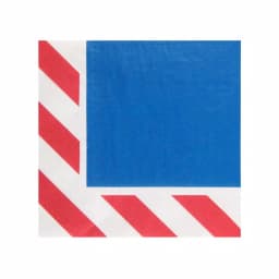 Sugar Plum Party SugarPlum Collection 32-Piece Assorted Blue, White and Red Disposable Cocktail Paper Napkins thumbnail 1