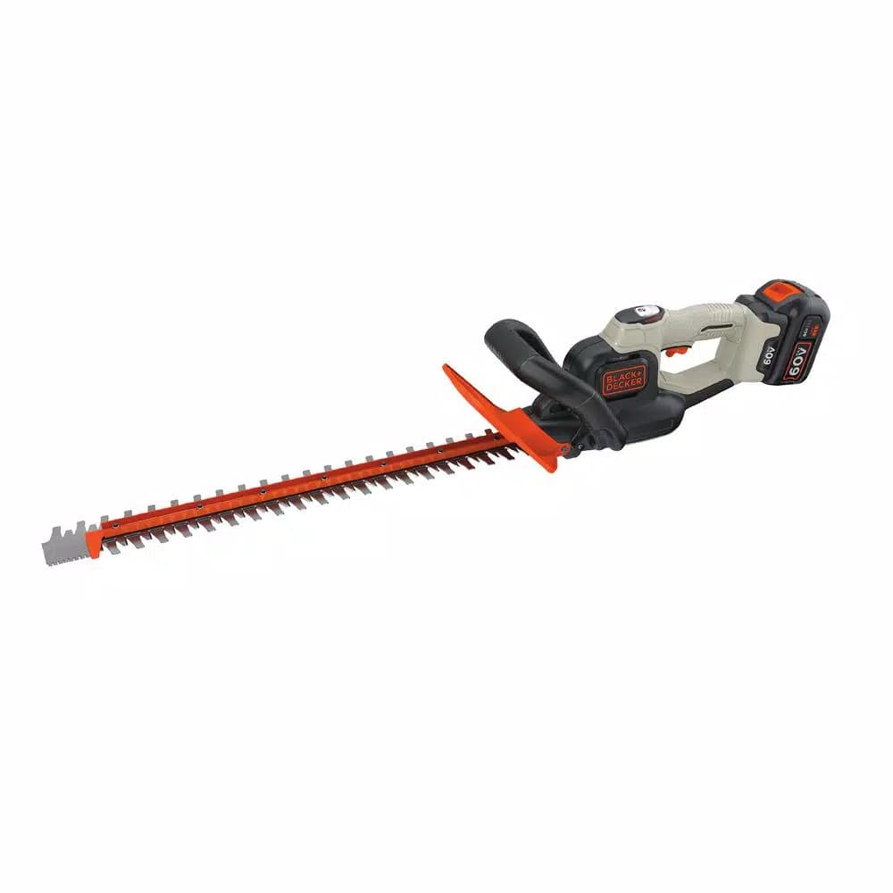 BLACK+DECKER 60V MAX Lithium-Ion Cordless POWERCUT 24 in. Hedge Trimmer with 1.5 Ah Battery and Charger