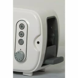 BergHOFF Seren 3-Slice White Wide Slot Toaster with Crumb Tray and Side Loading Design thumbnail 4