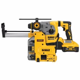 DEWALT 20V MAX XR Brushless SDS Plus L-Shape Rotary Hammer Kit with Dust Extractor & (2) 6.0 Ah Batteries thumbnail 1