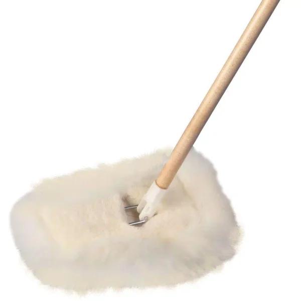 Wool Shop The Wool Shop 48 in. Lamb's Wool Wedge Dust Mop with Hardwood Handle