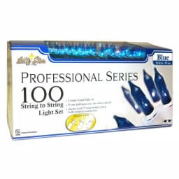 Unbranded Brite Star Professional Series 100-Light Blue Mini String Lights with White Wire (Set of 2) thumbnail 2