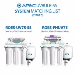 APEC Water Systems Essence ROES-UV75-SS Replacement UV Ultra Violet Light Bulb Water Filter Cartridge thumbnail 3