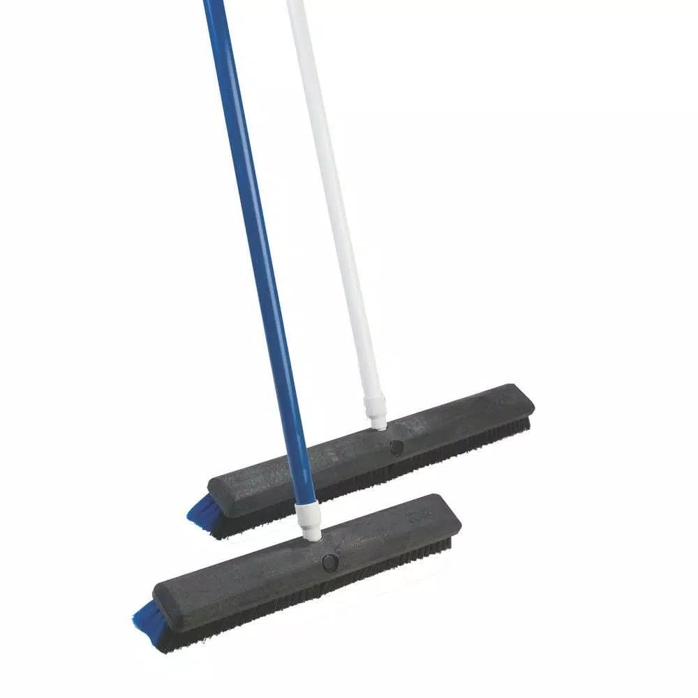 Carlisle 18 in. Plastic Block Omni Sweep Broom Head, Polypropylene Bristles (12-Pack)