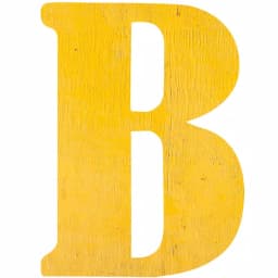 Jeff McWilliams Designs 15 in. Oversized Unfinished Wood Letter (B) - Industrial Style Wall Decor thumbnail 2