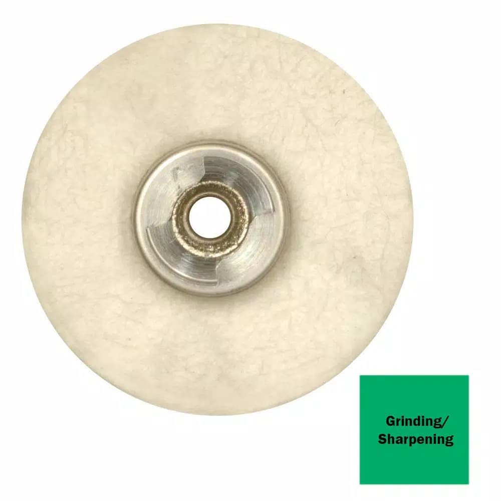 Dremel EZ Lock 1 in. Cloth Polishing Wheel for Rotary Tools, Silverware, Car Parts & Hardware