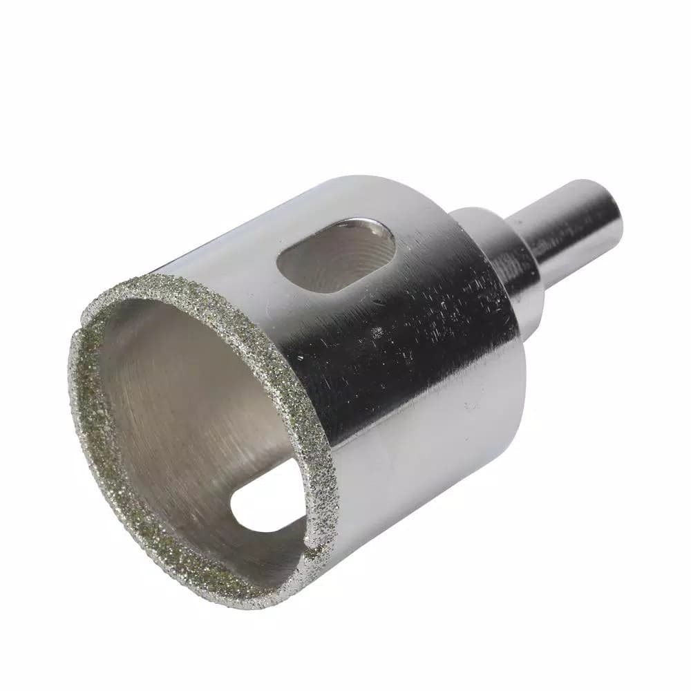 Rubi 2 in. Electroplated Diamond Drill Bit for Porcelain, Granite, Marble, and Glass