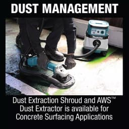 Makita 18V X2 LXT Brushless 7 in. Cordless Angle Grinder with AWS & Electric Brake thumbnail 10