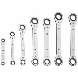 Klein Tools 7-Piece Ratcheting Box Wrench Set, SAE, Carbon Steel thumbnail 3