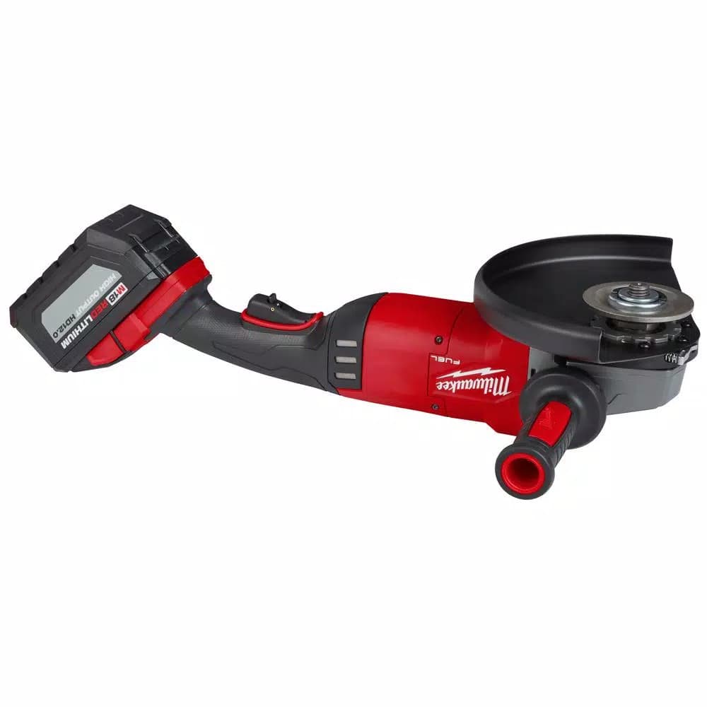 Milwaukee M18 FUEL 7/9 in. Brushless Cordless Large Angle Grinder Kit w/ (2) 12.0 Ah Batteries & Rapid Charger