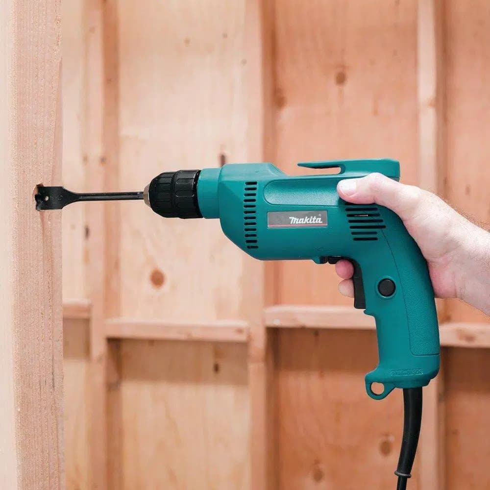 Makita 6408K 3/8 in. Corded Variable Speed Drill with Keyless Chuck and Hard Case