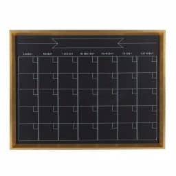 DesignOvation Calter Magnetic Chalkboard Monthly Calendar Memo Board - Modern Framed Wall Organizer thumbnail 2