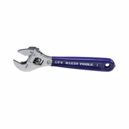 Klein Tools 4 in. Slim-Jaw Adjustable Wrench, Low Profile Steel Hand Tool thumbnail 4