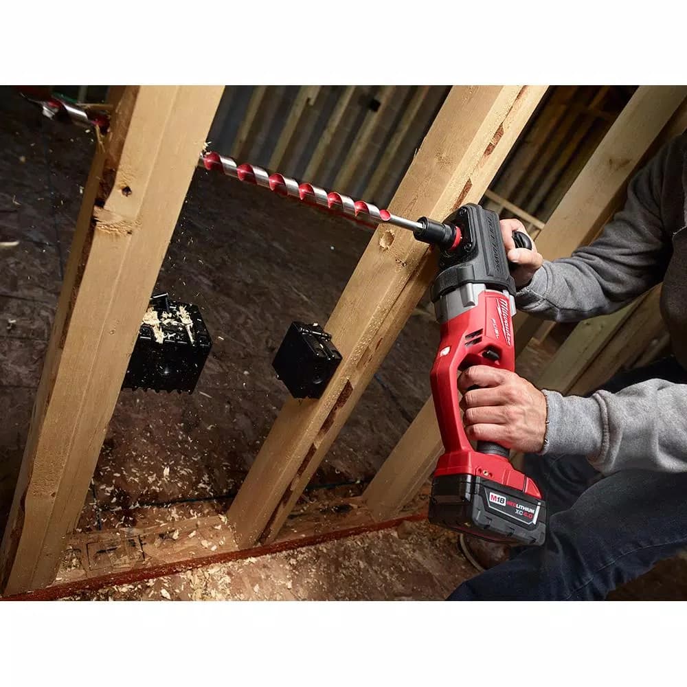 Milwaukee 18 in. Ship Auger Wood Drilling Bit Set, 3-Piece High Speed Steel