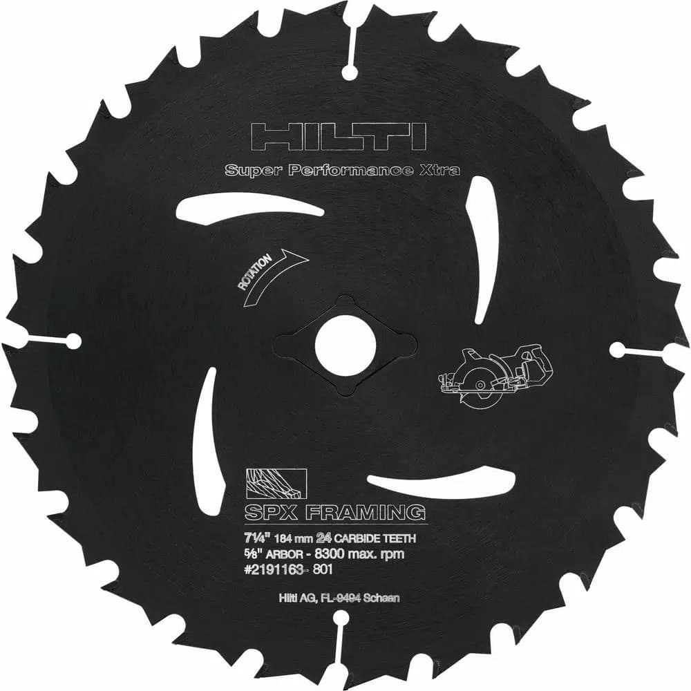 Hilti 36V Cordless Brushless Worm Drive Circular Saw Kit, 7-1/4 in.