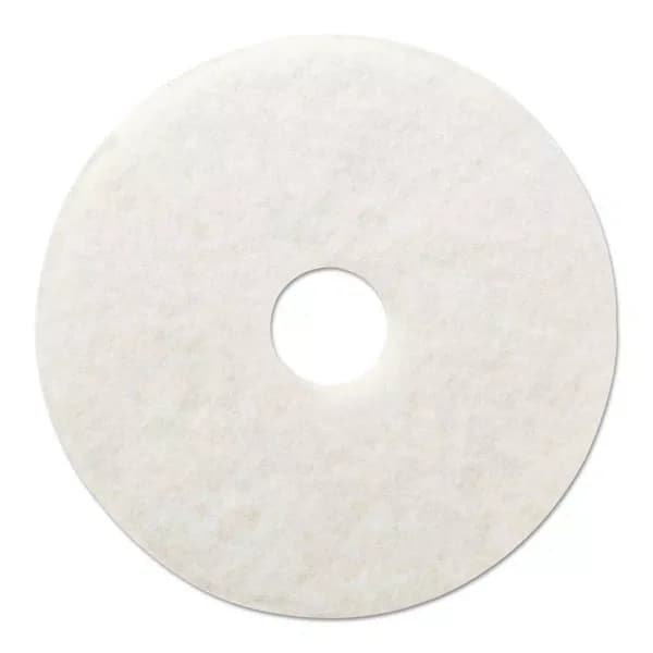 Premiere Pads 12 in. White Polishing Floor Pad, Case of 5