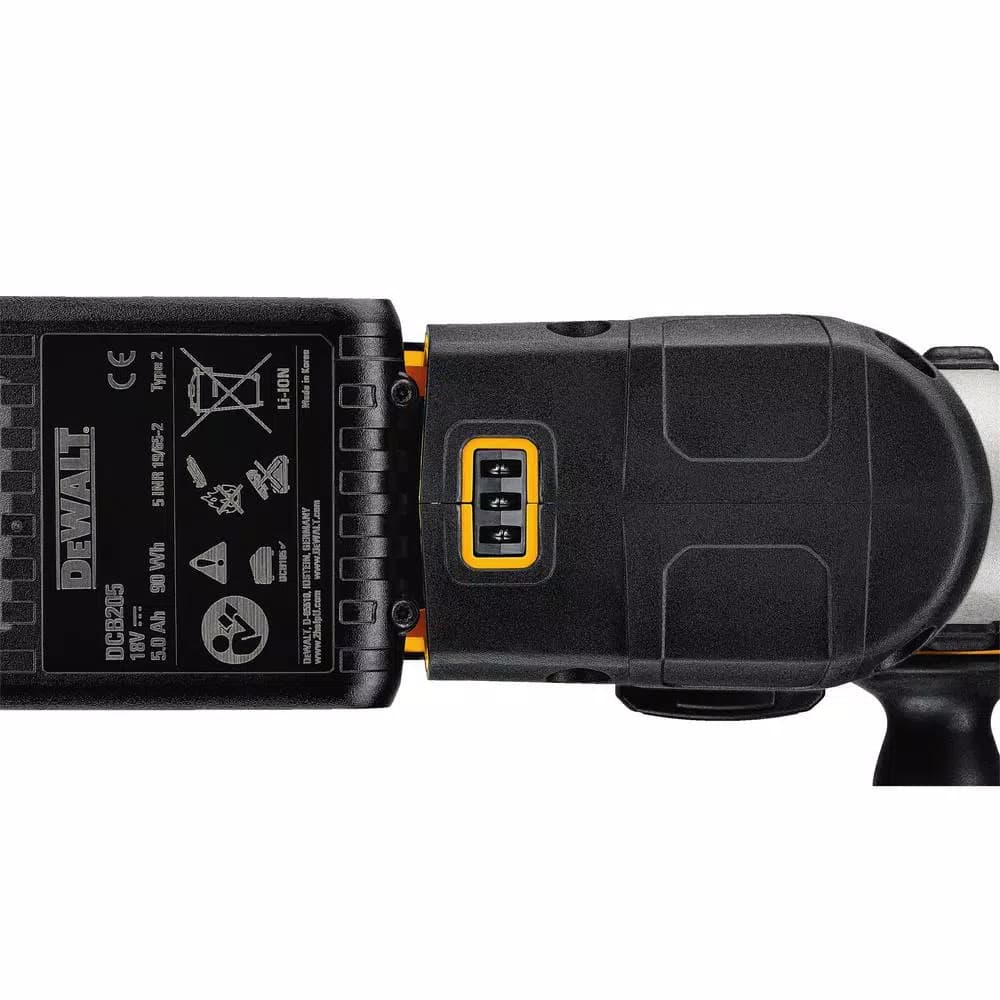 DEWALT 20V MAX XR 1 in. SDS Plus Rotary Hammer Kit with Dust Extractor, (2) 5 Ah Batteries & 1/2 in. Impact Wrench