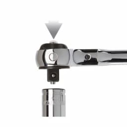 TEKTON 3/8 in. Drive 9 in. Swivel Head Ratchet, 72-Tooth thumbnail 12