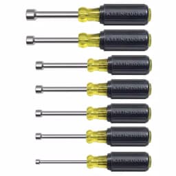 Klein Tools 7-Piece 3 in. Nut Driver Set with Cushion Grip Handles thumbnail 1