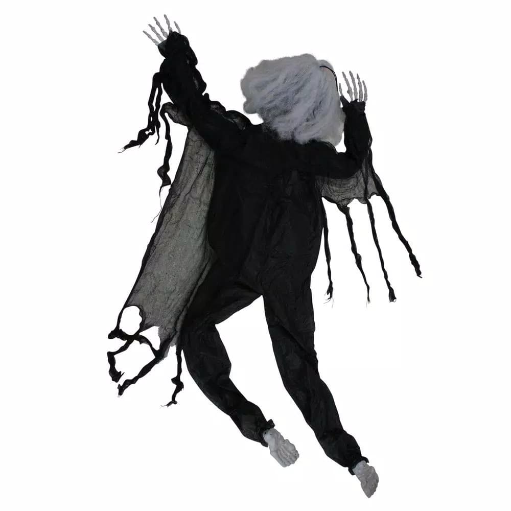 Northlight 5 ft. Creepy Climbing Dead Zombie Halloween Window Decor - Poseable Hanging Decoration