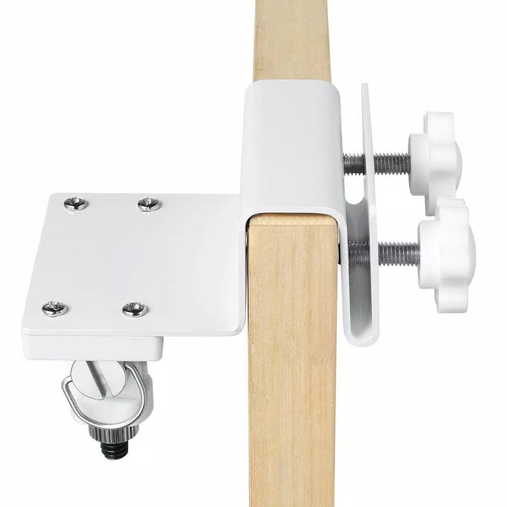 Wasserstein Weatherproof Gutter Mount for Arlo Pro, Ultra, Go, and Essential Cameras (White)