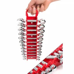 TEKTON 12-Piece Metric Stubby Combination Wrench Set, 8-19 mm thumbnail 12