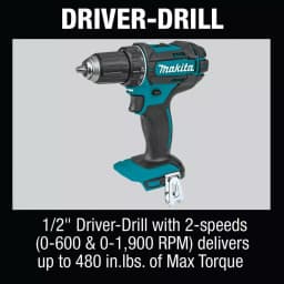 Makita 18V LXT Cordless 6-Piece Combo Kit with 3.0Ah Batteries and Charger thumbnail 4