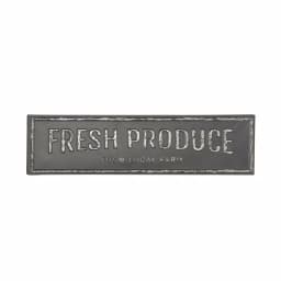 LITTON LANE Fresh Produce From Local Farm Iron Decorative Sign - Rustic Farmhouse Wall Decor thumbnail 5