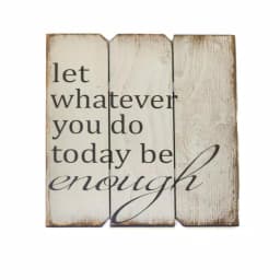 Unbranded Let Whatever You Do Today 16 in. x 16 in. Wood Wall Art Rustic Sign thumbnail 2